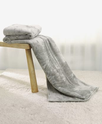 Babyhug Coral All Season Blanket - Grey