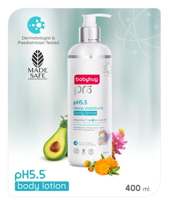 Babyhug Pro pH 5.5 Deep Moisture Body Lotion - 400 ml