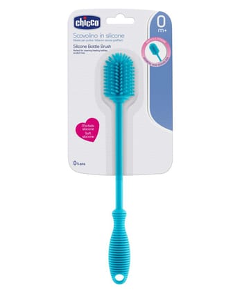 Chicco Silicone Bottle Brush - Blue