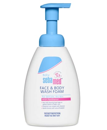 Sebamed Face & Body Foam Wash White - 400 ml