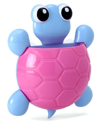 Tortoise Shaped Toothbrush Holder - Pink Blue