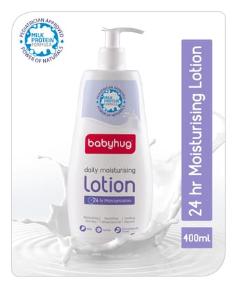 Babyhug Milk Protein Formula Daily Moisturising Lotion - 400 ml