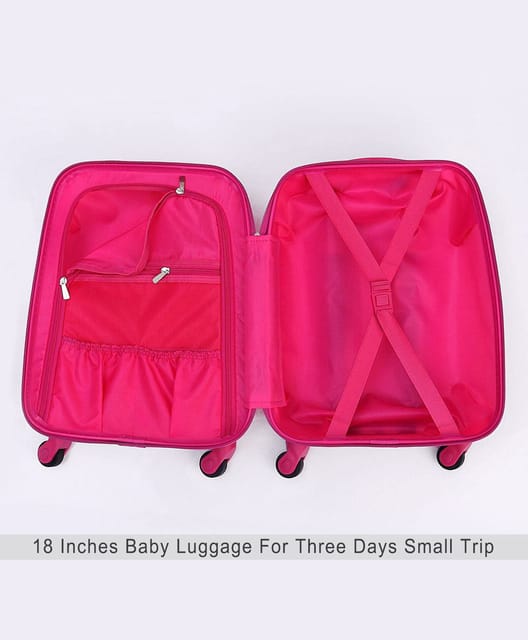 Buy Yayavar Rio Baby Pink Polycarbonate TSA Lock Colour Matching  accessories Hard Trolley Bags 1 Pcs 65CM Medium Size Online at Best Prices  in India - JioMart.