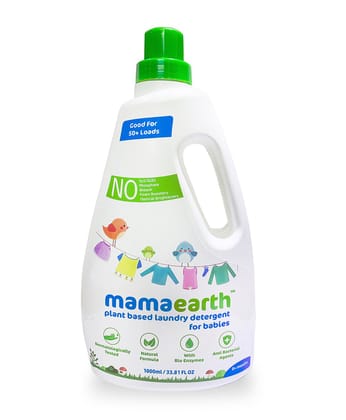 mamaearth Plant Based Baby Laundry Liquid  Detergent - 1000 ml