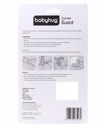 Babyhug Corner Edge Protector Pack Of 4 - Green