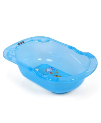 Babyhug Medium Size Bath Tub - Blue Medium (Print May Vary)