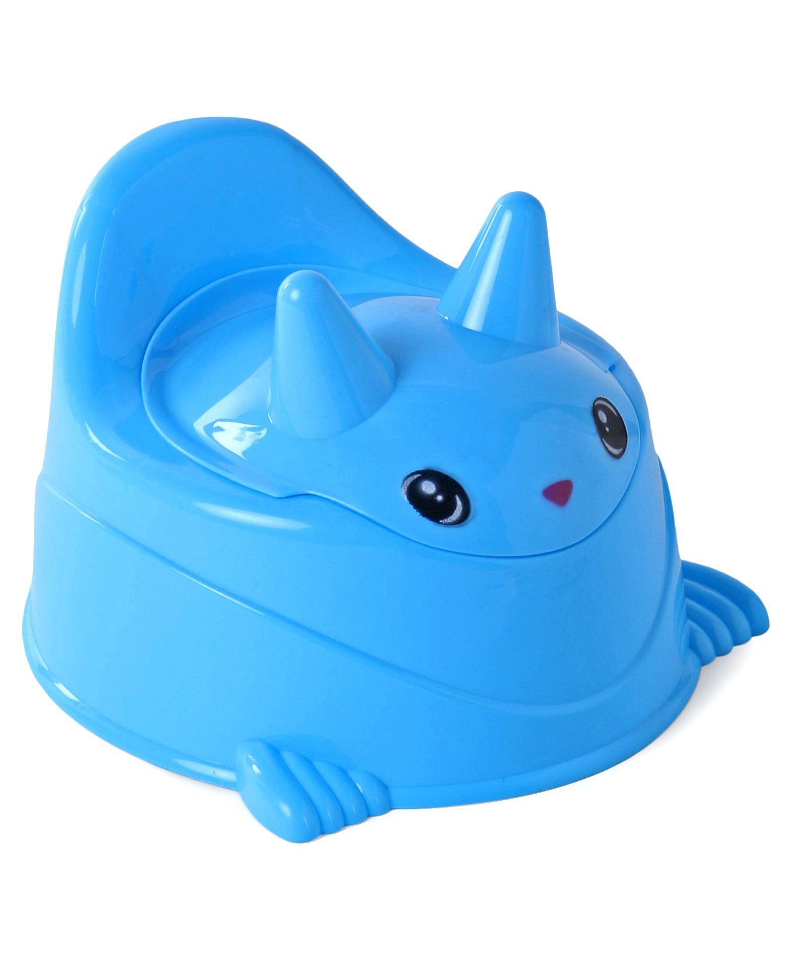 Bunny Shaped Baby Potty Chair With Lid - Blue