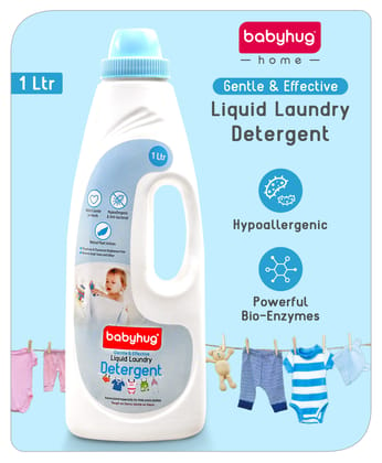 Babyhug Plant Based Disinfectant Liquid Laundry Detergent - 1000 ml