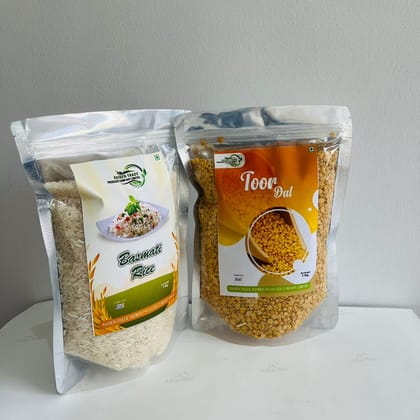 Toor(Arhar) Dal and Basmati Rice