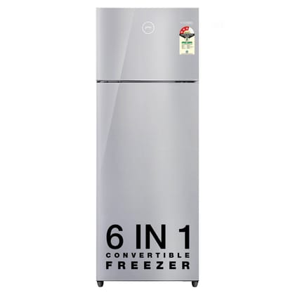 Godrej 223 L 3 Star Convertible Freezer 6-In-1, Nano Shield Technology, Inverter Frost Free Double Door Refrigerator (RT EONVALOR 260C RCIF ST RH, Steel Rush)