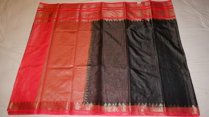 Silk Kanjivaram Black Saree