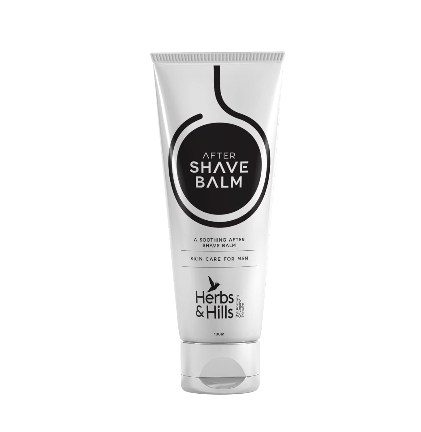 Herbs & Hills After Shaving Balm for Mens - 100ml with Peppermint, Avocado & Aloe Vera, Helps to Minimise the Pore Size & Deeply Cleanses the Skin, Parabens Free, Soothing, Calming & Refreshes