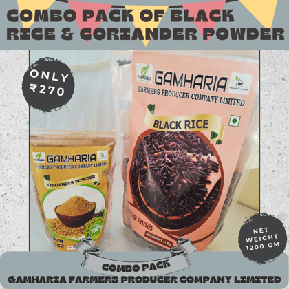 COMBO PACK OF BLACK RICE & CORIANDER POWDER