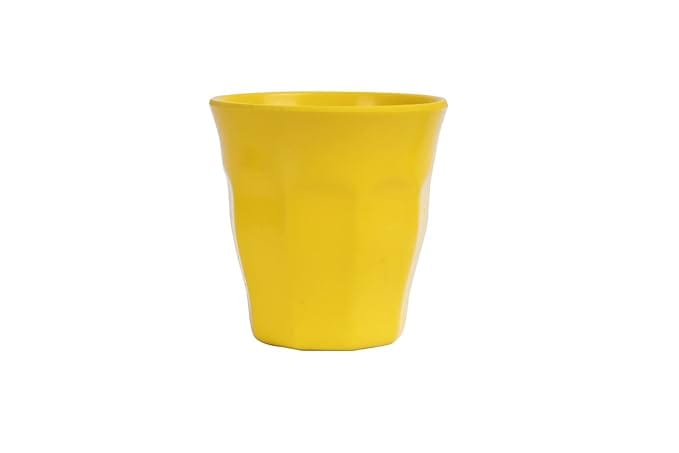 Yellow Handcrafted Casual Ceramic Tea Cup