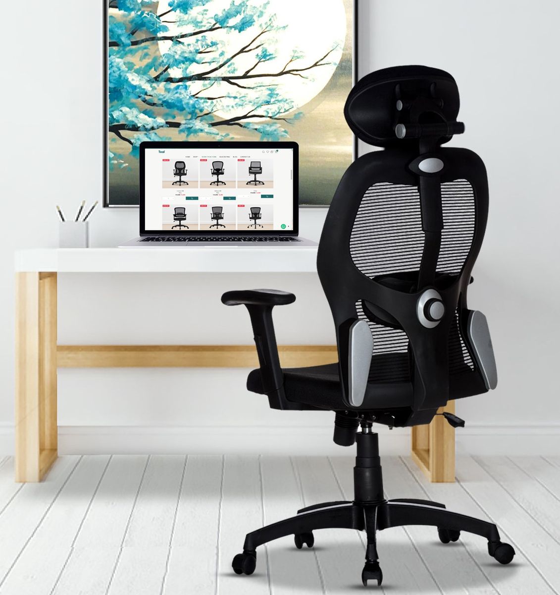 Ergonomic skeleton online chair