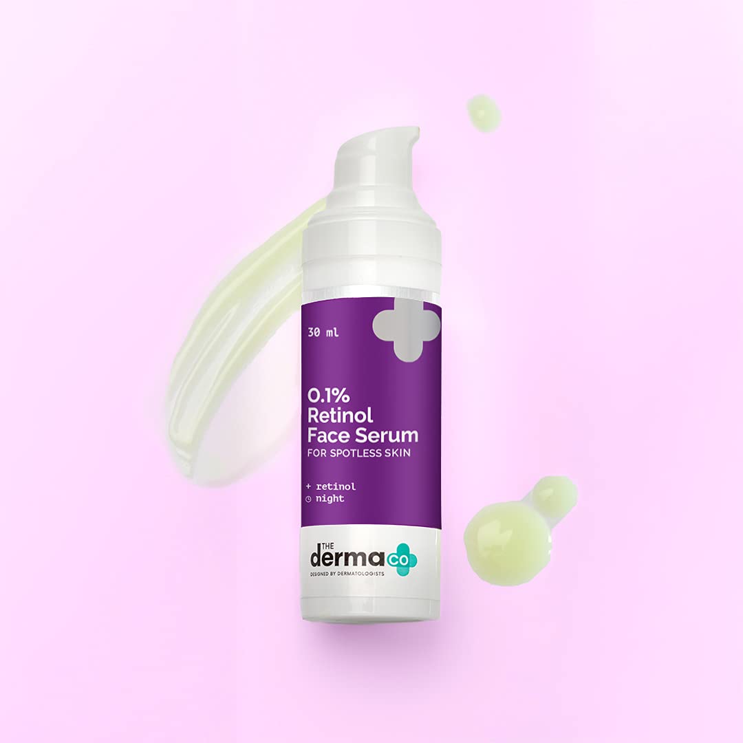 The Derma Co 0.1% Retinol Serum for Younger-Looking & Spotless Skin 30 ML