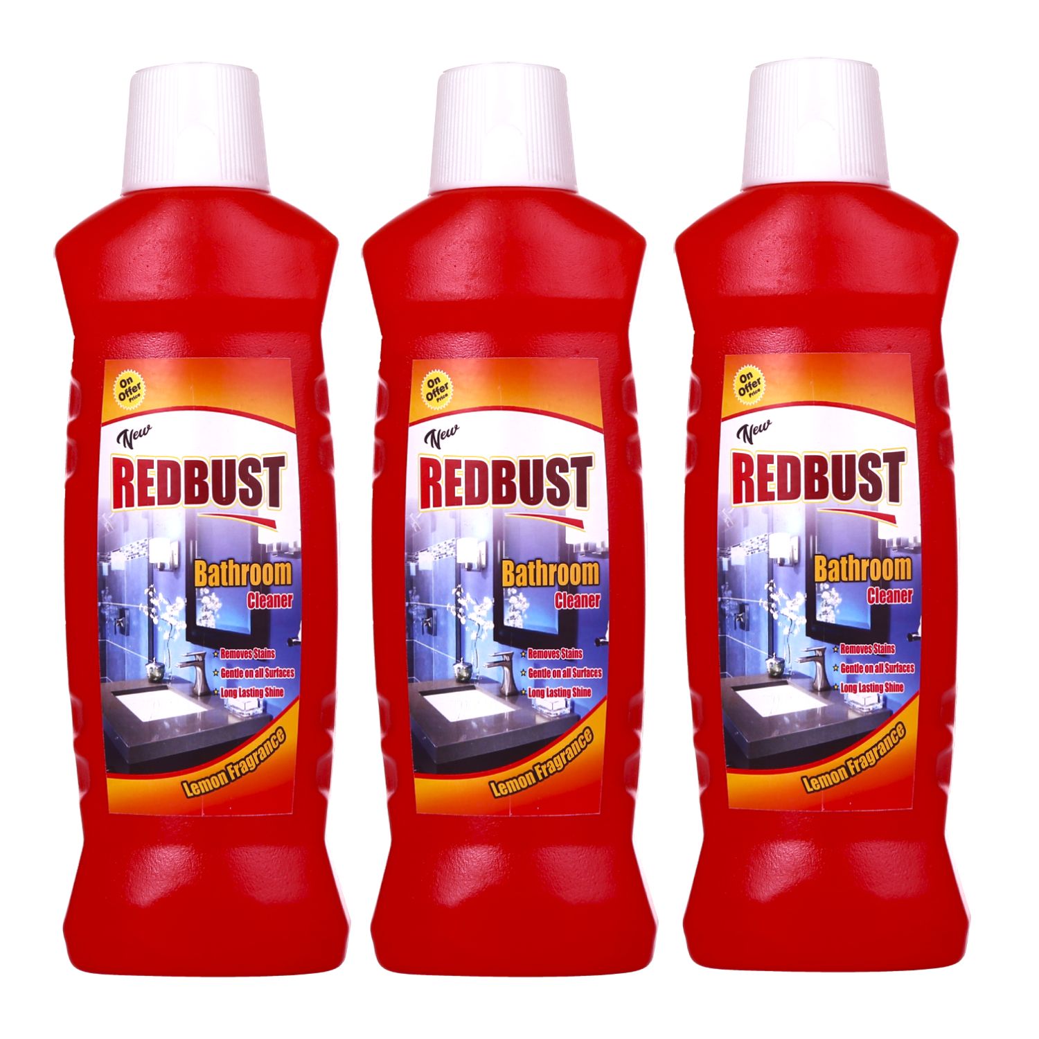 Redbust Bathroom cleaner 500ml Pack of 3