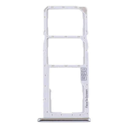 SIM Card Holder Tray For Motorola Moto One : Silver