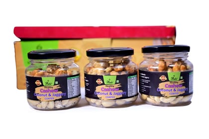 Bebe Jaggery Coated Cashews 300g (Pack of 3)