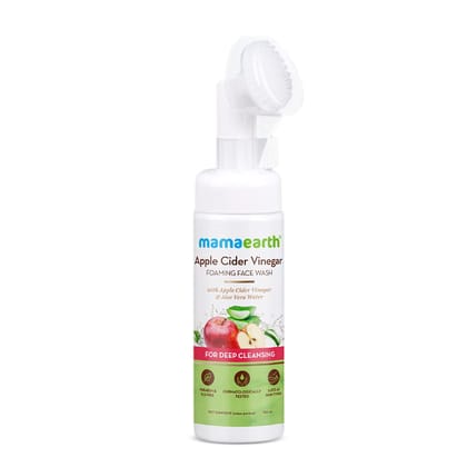 Mamaearth Apple Cider Vinegar Foaming Face Wash with Apple Cider Vinegar & Aloe Vera Water 150 ML