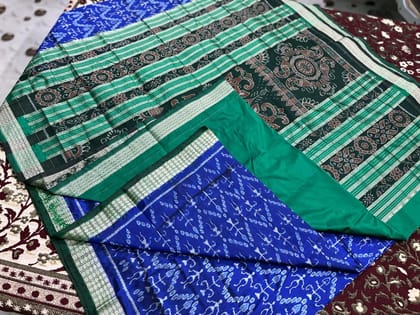 Sambalpuri Silk Saree | Handwoven Pure Silk | No Zari | PV MR 06 –  Panjavarnam