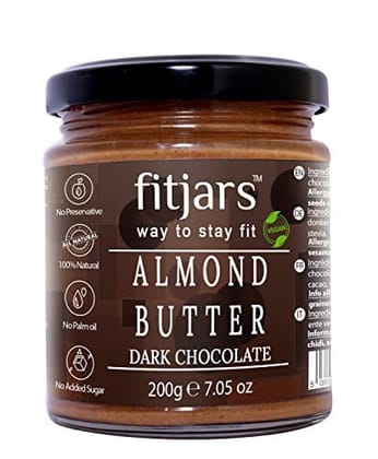 FITJARS Almond Butter With DarkChocolate 200 GM