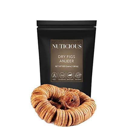 NUTICIOUS Dry Figs (Anjeer)-900 G