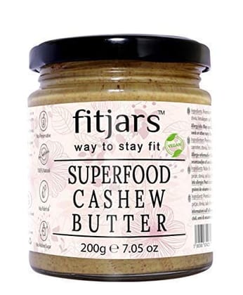 FITJARS Super Food Cashew Butter(Kaju), Nut Butters -200 G