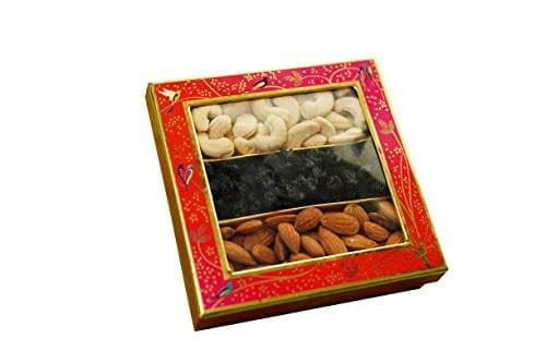 Premium Dry Fruit Sweets With T Light Holders: Gift/Send Diwali Gifts  Online JVS1189714 |IGP.com