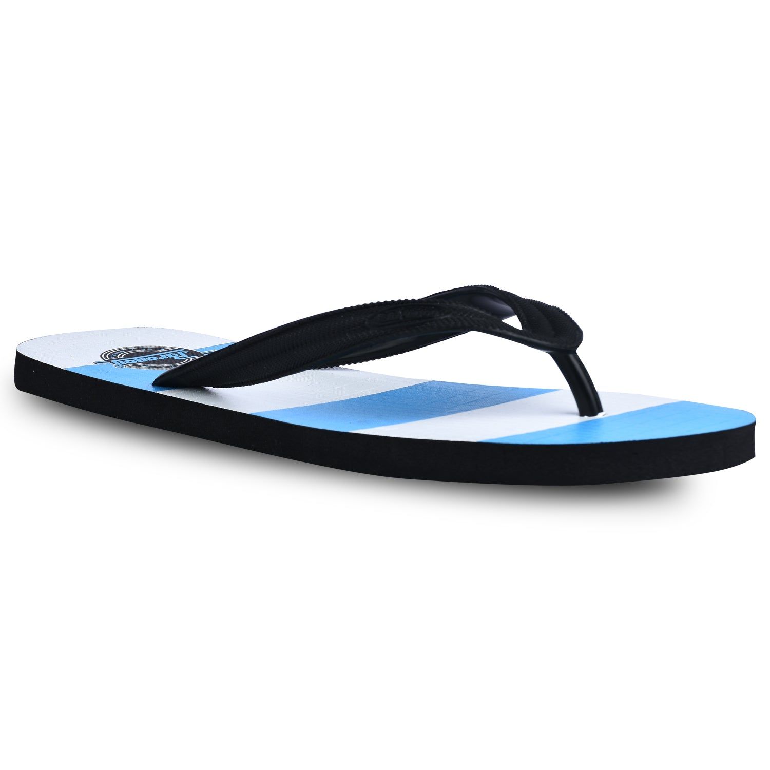 Paragon Blue Trendy Lightweight Casual Flip Flops for Men