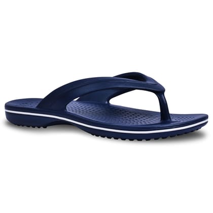 Paragon Daily Wear Lightweight Navy Blue and White Flip Flops for Men