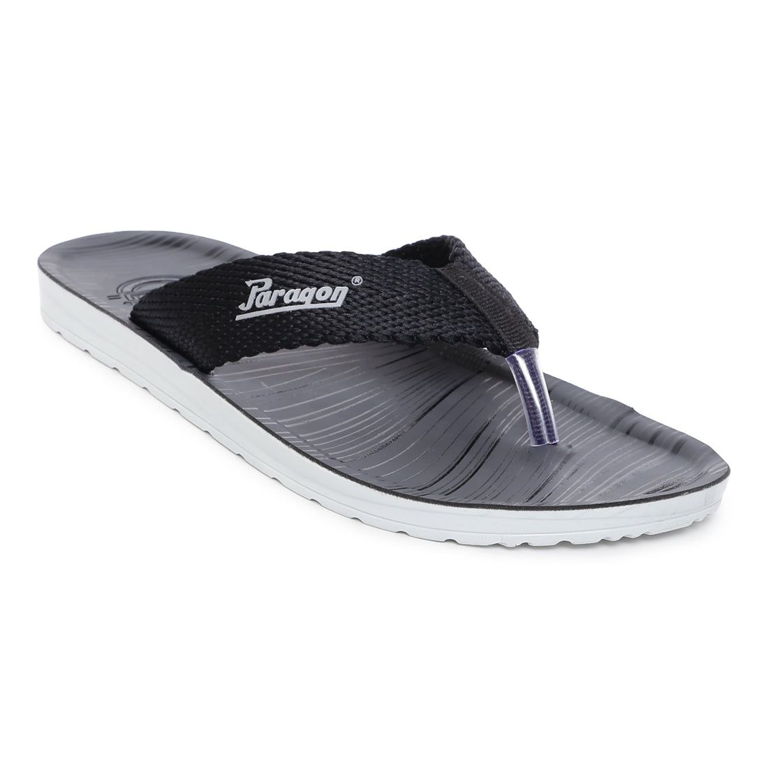 Paragon Men's Vertex Black Slippers