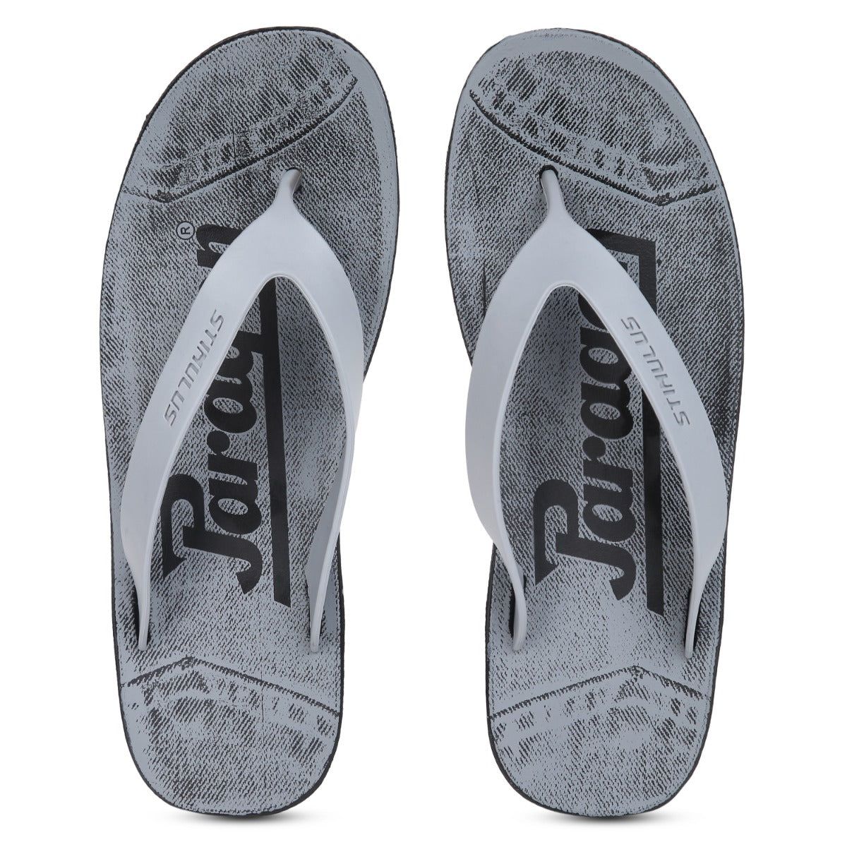 Men's Grey Stimulus Slippers