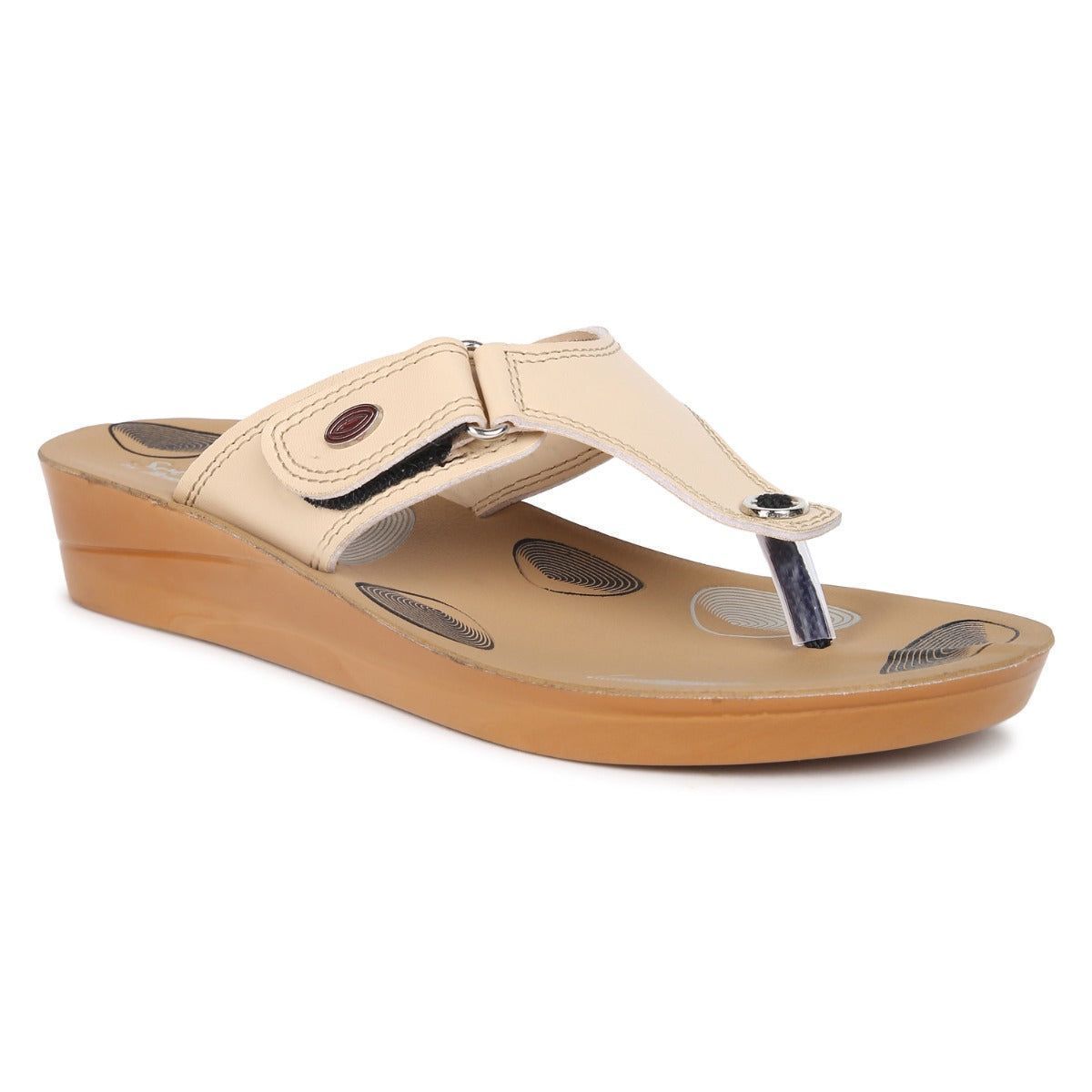 Women's Cream Fashion Slippers