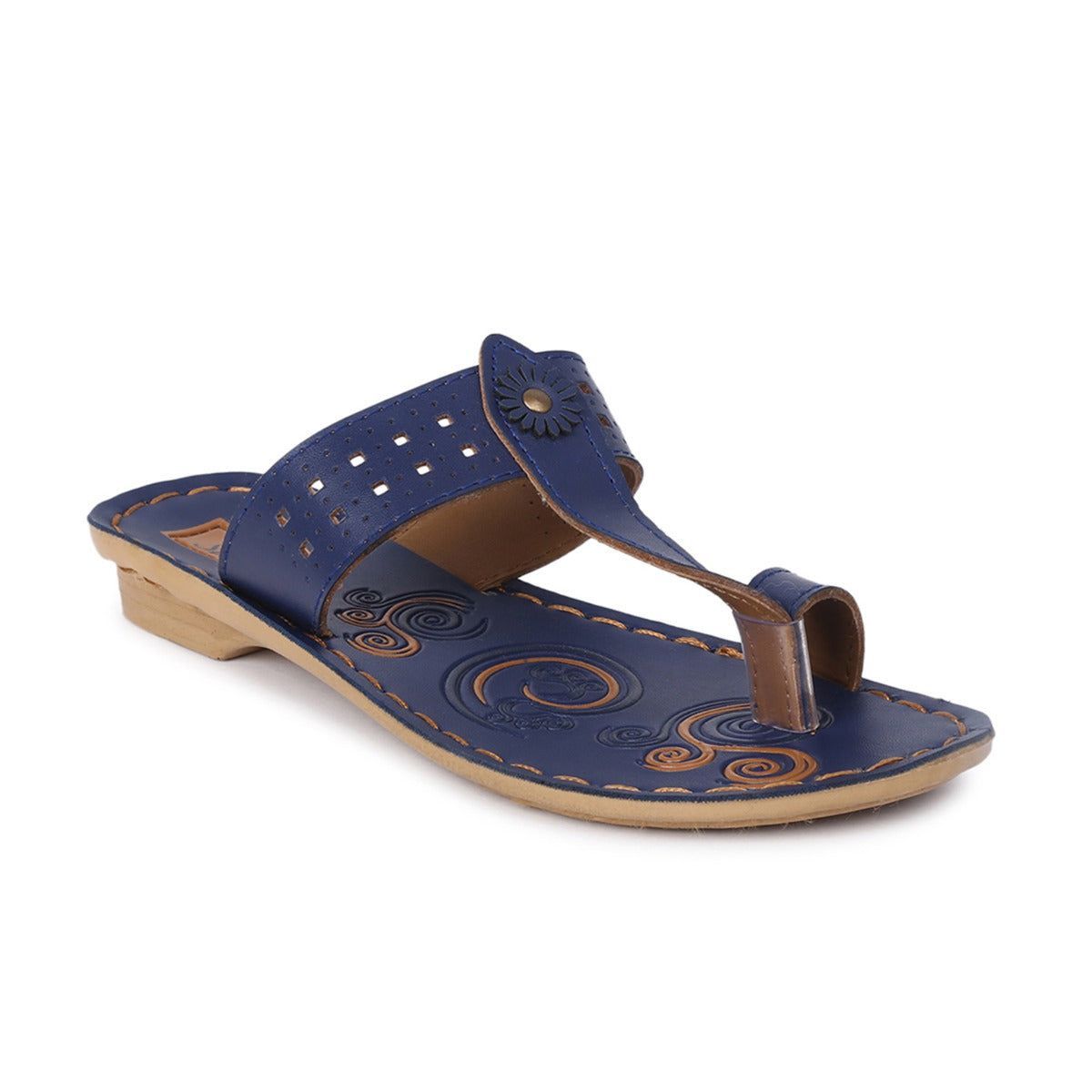 Women'S Casual Blue Slipper