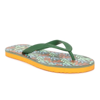 Lightweight, Durable & Stylish holiday flipflops for women (K3716L-GRN)