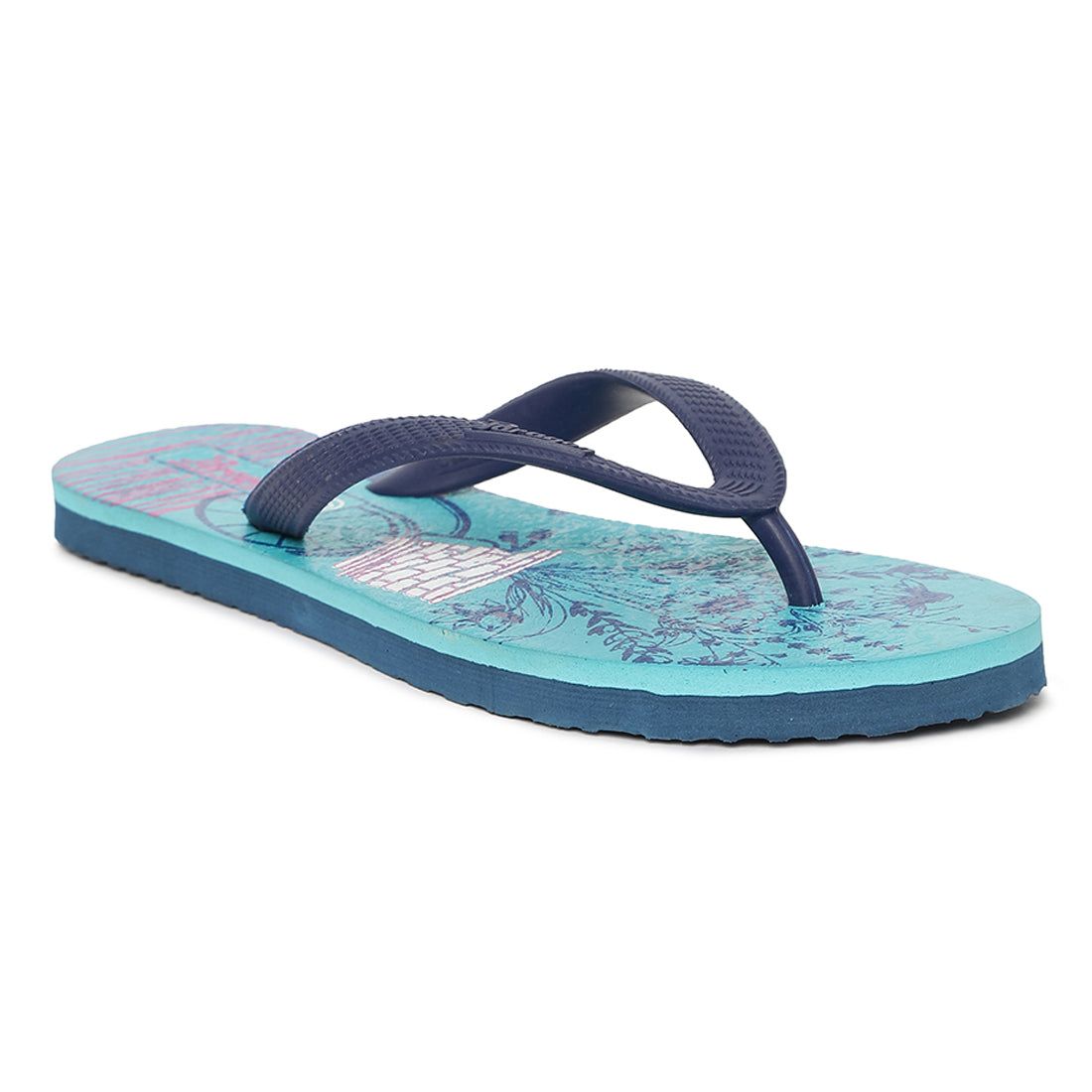 Lightweight & Stylish holiday flipflops for women (K3714L-TRQ)