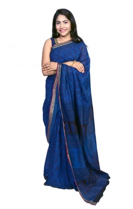 Tribes India Handwoven Cotton Saree 1TTXSARMP17163-12