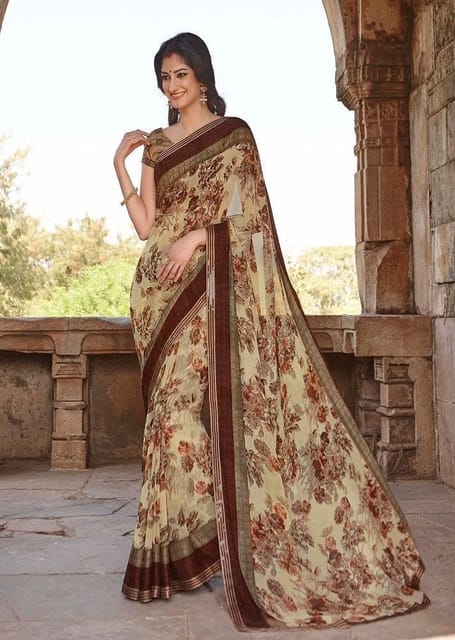 Buy Multicoloured Sarees for Women by SATRANI Online | Ajio.com