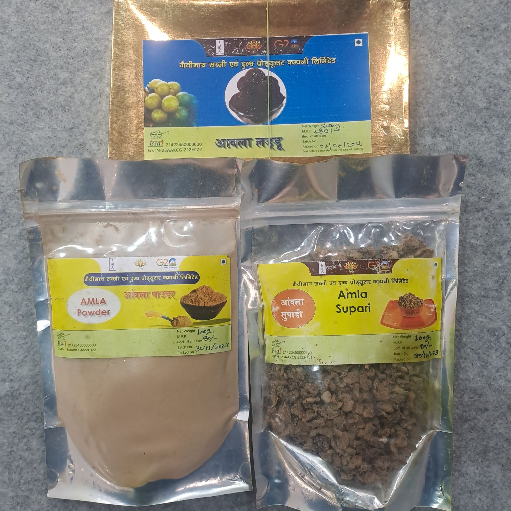 Combo of Amla Supari,Amla Powder & Amla Laddu