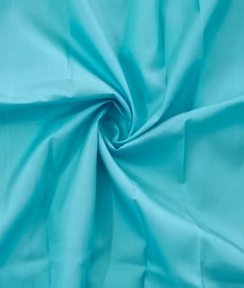 NVHSFSB16 -Sky Blue Handloom Silk Fabric 3 Meters