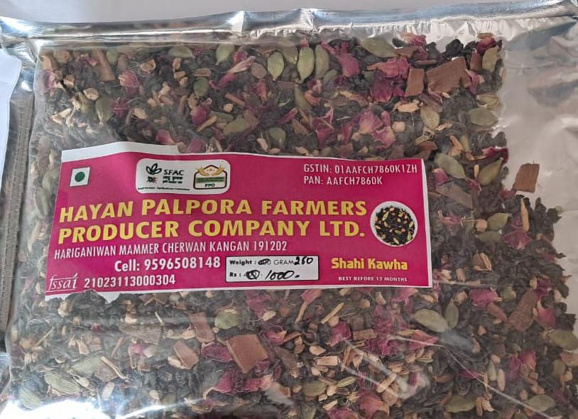 Hamiast Kashmiri Shahi Qawah (Kahwa) Green Tea With Saffron, Authentic And Traditional  250gm