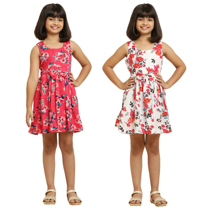 Princess Elegant Gils Pair Frock & Dress