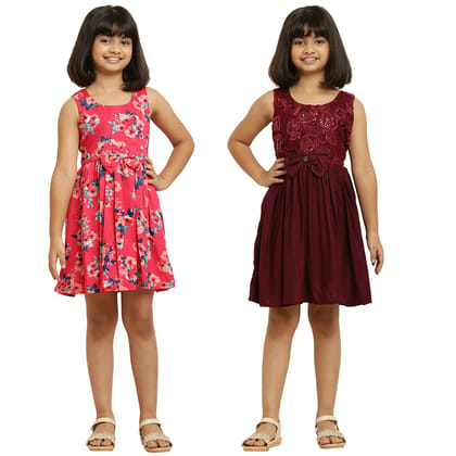 Modern Fancy Pair Girls Frock & Dress.