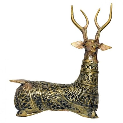 Tribes India Handcrafted Deer 1TMTDCOMP08584