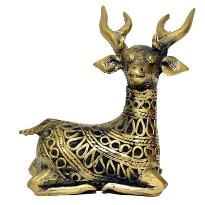 Tribes India Handcrafted Deer 1TMTDCOMP09434