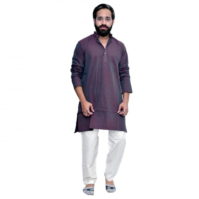 Tribes India Handwoven Men's Kurta 1TTXMENMP18678