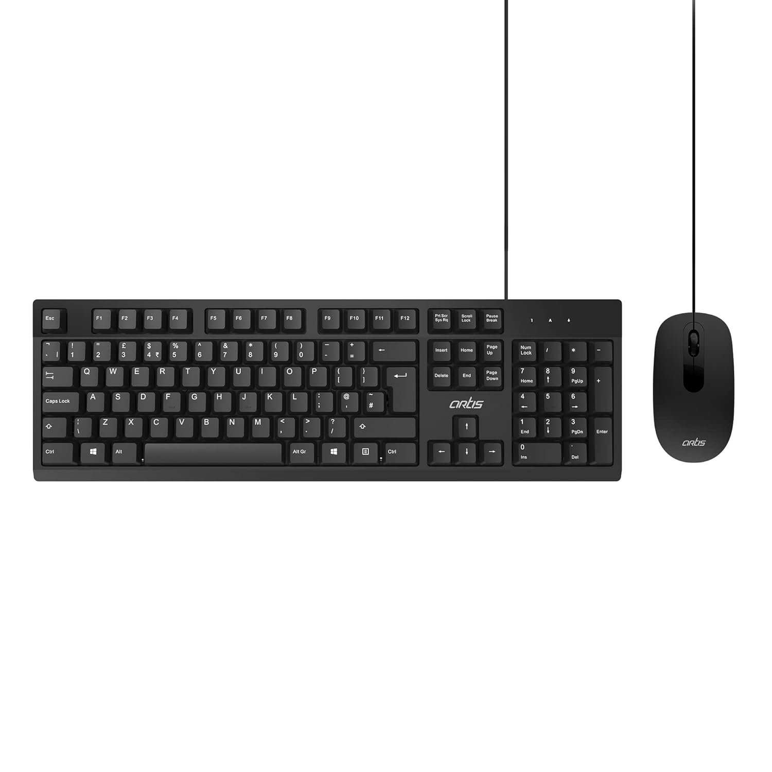 Artis C33 USB Wired Keyboard and Mouse Combo