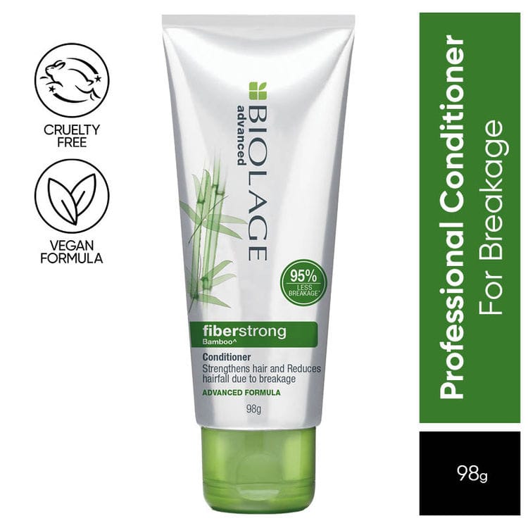 Matrix Biolage Fiberstrong Professional Conditioner For Hair Breakage, 12X Strength In Weak Hair (98g)