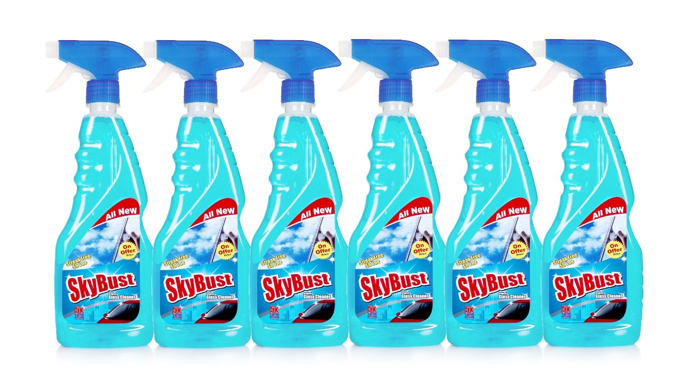 Skybust Glass Cleaner 500ml Pack 6